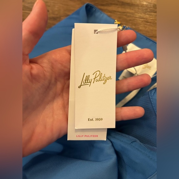 Lilly Pulitzer CARLYNN STRAPLESS BOW DRESS – MORELLE BLUE. Size 10 - Picture 5 of 8